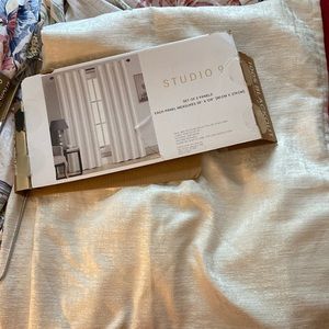 Curtains. Studio nine set of two panels 38“ x 108”